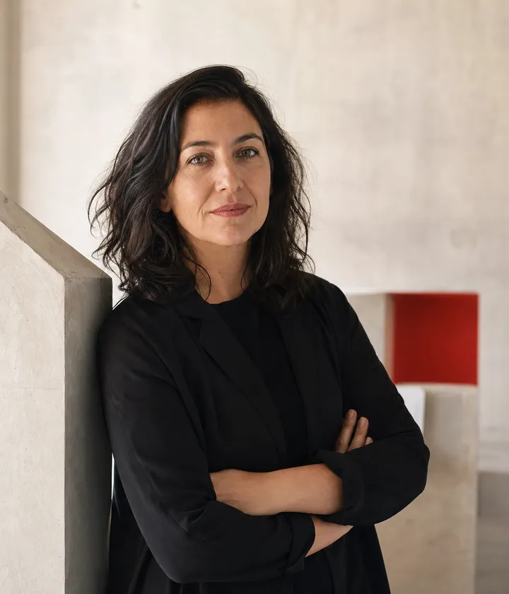 Portrait of the fictional speaker Alexandra Markou